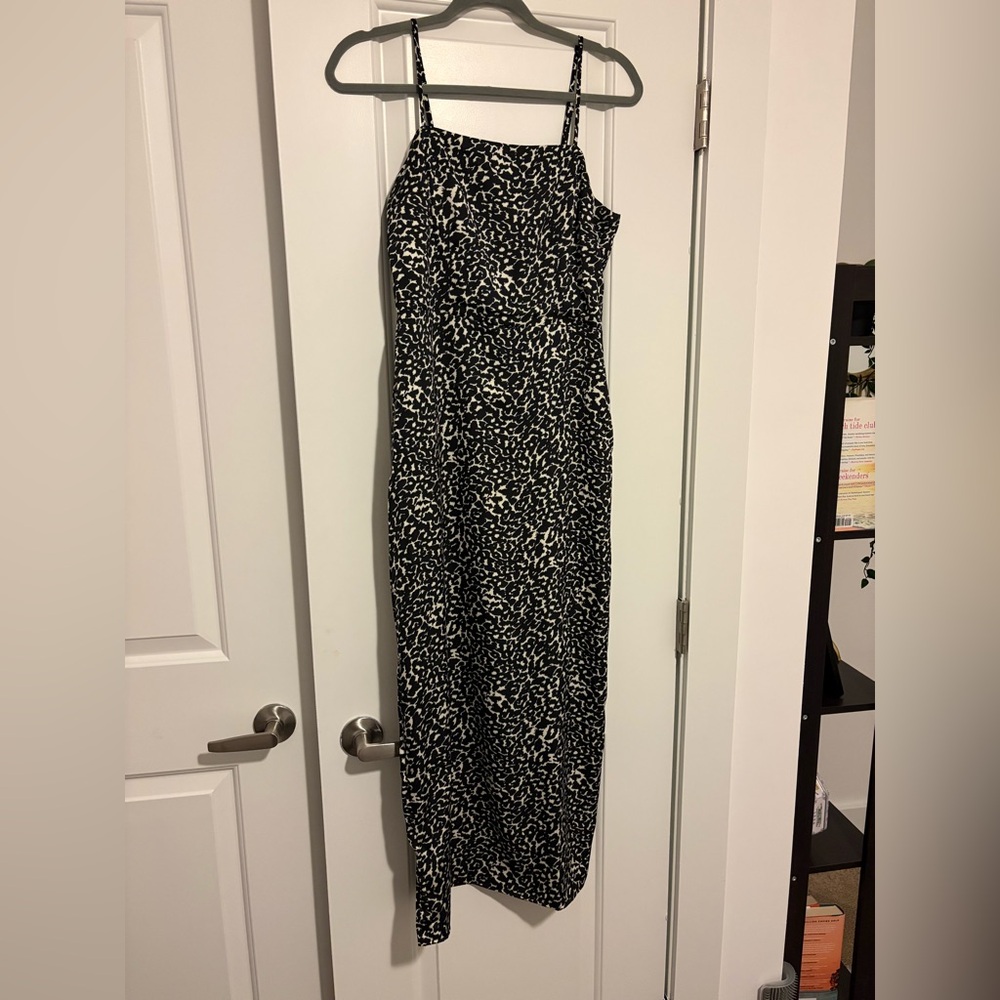 A New Day Satin Midi Dress